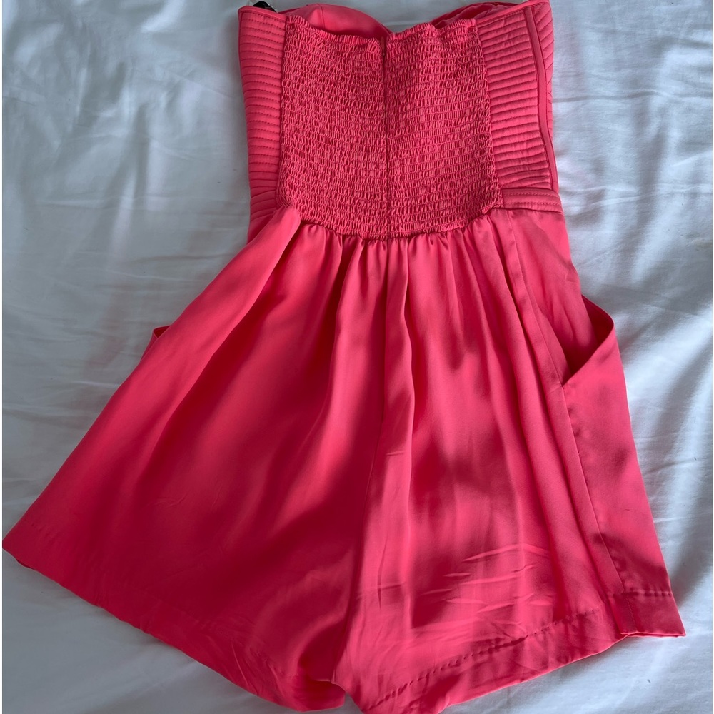 Parker Silk Corset Top Romper - Picture 2 of 4